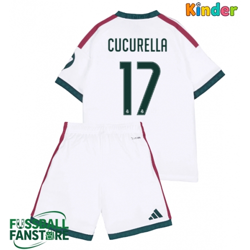 Real Madrid Marc Cucurella #17 Replik Heimtrikot Kinder 2026-27 Kurzarm (+ Kurze Hosen)